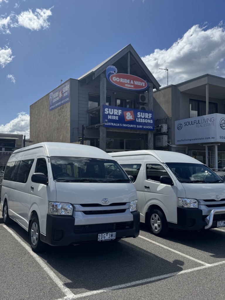 Schools & Groups | Go Ride A Wave | 7 Go Ride A Wave Mini Bus Charters